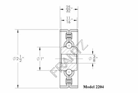 Tortoise Shell® Idler & Guide Wheels | Frantz Manufacturing Co.
