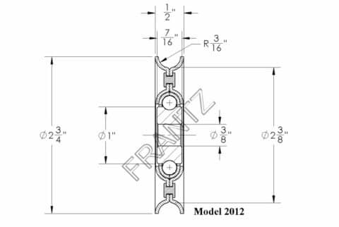 Round Groove Sheaves & Pulley Wheels | Frantz Manufacturing Co.