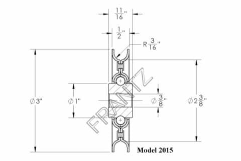 Round Groove Sheaves & Pulley Wheels | Frantz Manufacturing Co.