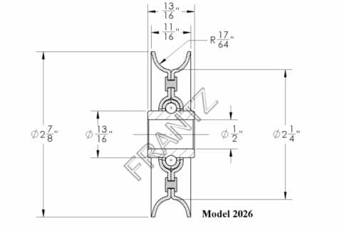 Round Groove Sheaves & Pulley Wheels | Frantz Manufacturing Co.